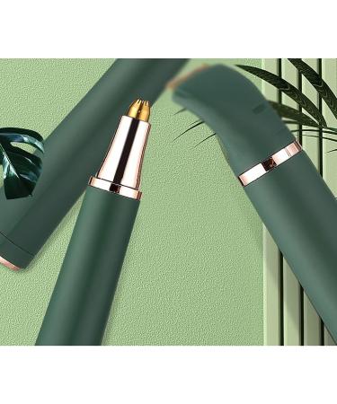 OUSIKA Nose Hair Trimmer - Electric Waterproof Facial Epilator for Painless Hair Removal | Professional Ear & Nose Hair Trimmer for Women - Easy to Clean & Travel-Friendly (Color: Green - Buy Online on GoSupps.com