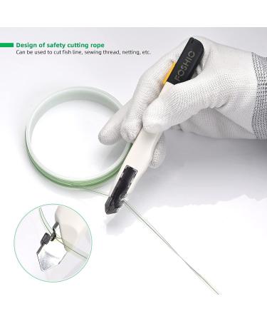 FOSHIO 9MM Craft Knife with Auto-Locking Retractable Design and 10 Replacement Blades - Ideal for Art, Model Making, and Box Cutting - Buy Online on GoSupps.com