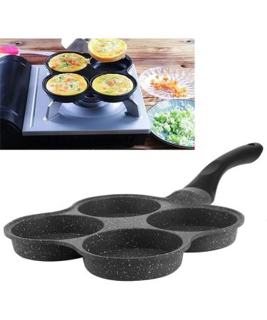 sovpo Aluminum Breakfast Pan Non Stick Aluminum 4 Hole Pancake Omelet Eggs Pan Frying Pot Breakfast Maker Kitchen Utensil - Buy Online on GoSupps.com