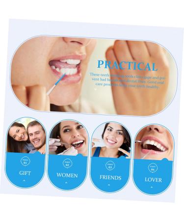 Shop Ipetboom 80st Interdental Brushes Portable Oral Hygiene Tools for Teeth Cleaning | Hard Prosthesis Floss | 1 Pack Blue - Buy Online on GoSupps.com