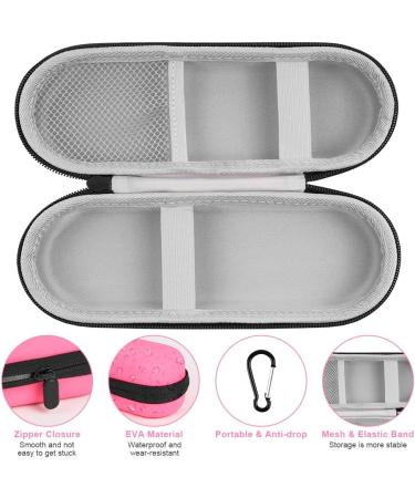 LOPHE Electric Toothbrush Travel Case Dustproof Toothbrush Storage Holder Portable Toothbrush Protective Cover Bag Electric Toothbrush Case Container for Business Camping Travel (Magenta) - Buy Online on GoSupps.com