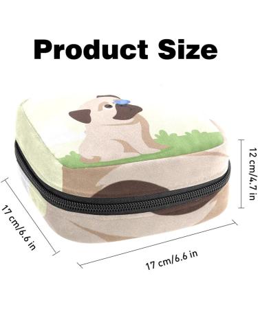 Buy Women's Portable Napkin Storage Bag for Dogs & Pugs | Menstrual Cup & Breastfeeding Pillow Holder Perfect for Teens & Girls - Buy Online on GoSupps.com