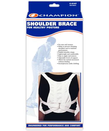 Buy CHAMPION Shoulder Brace Posture Support | Large Size | International Shipping Available - Buy Online on GoSupps.com