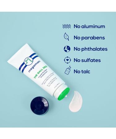 Megaman Ball Deo | Men s Ball Deodorant | Guards Against Sweat Chafe Odor & Irritation | 3 fl oz - Buy Online on GoSupps.com