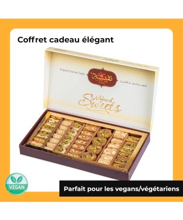 Baklavas 450 g 43 Pieces I Assortment of Baklavas with Pistachios and Cashews I Elegant Gift Box I No Preservatives No Addit - Buy Online on GoSupps.com