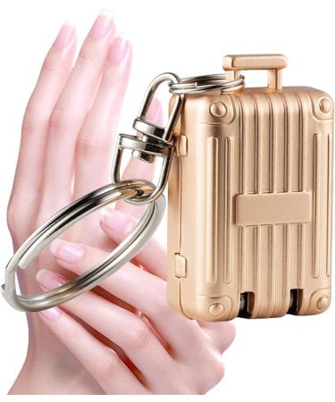 Nail Clippers Nail Clippers Keychain Stainless Steel Small Nail Clippers Keychain | Women Men Nail Clipper Trimmer Manicure Dorm Business Trip Gold L - Buy Online on GoSupps.com