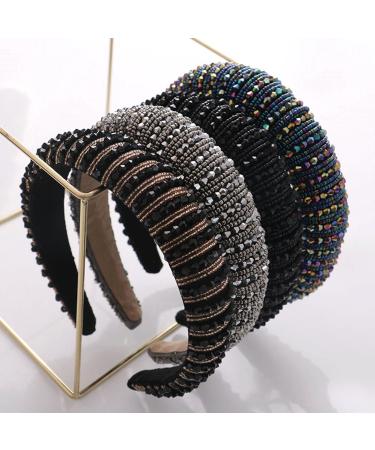 Scicent Rhinestone Hair Bands for Girls - Crystal Decorated Wide Hair Ripe Headdress for Parties Weddings & Vacations - Gift Jewelry for Women - Buy Online on GoSupps.com