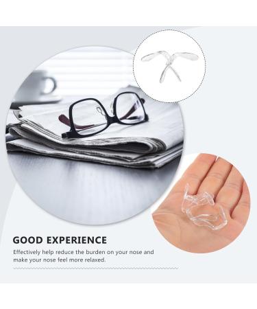Lurrose 4-Pack Glasses Nose Pads - Cushioned Saddle Lane Nose Pieces for Comfort | Ideal for Glasses Sports & Face Trainer - Buy Online on GoSupps.com