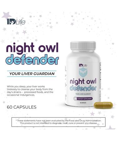 IDLife - Night Owl Defender - Milk Thistle & Curcuminoids for Liver Support, Defense Against Daily Buildup & Nighttime Wellness Boost - 60 Capsules - Buy Online on GoSupps.com