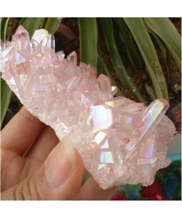 Natural Crystal Stone Cluster Beautiful Aura Angel Quartz Crystal Cluster yuebang JIZTGEDM - Buy Online on GoSupps.com