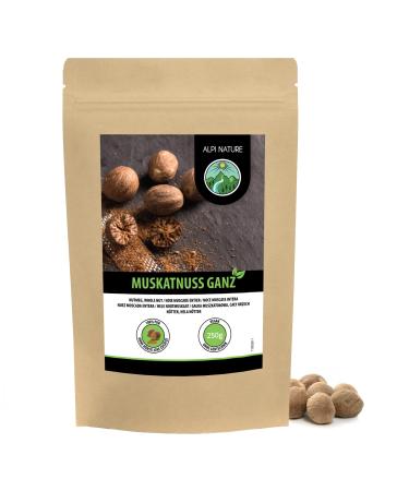 Alpi Nature Alpi Nature Whole Nutmeg Nuts 250g Whole Nutmeg for Cooking Baking and Mulled Wine