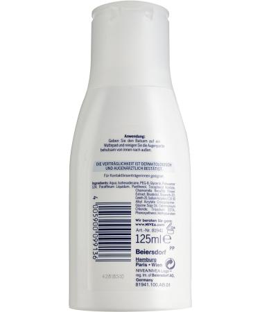 Nivea Waterproof Eye Make-Up Remover 125ml - Gentle Formula for Sensitive Eyes - Buy Online on GoSupps.com