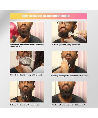Huaxingda Beard Care - 80g Moisturizing Cream for Men | Smooth & Shiny Beard Detangler & Restorative Care - Buy Online on GoSupps.com