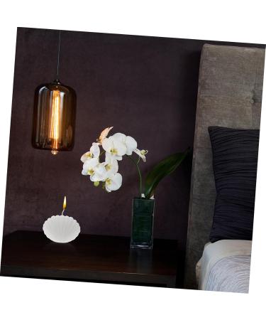 Buy Hand Poured Shell Candle | Long Burning Scented Bubble Candle for Home Decor - 1pc White Pearl Fragrance - Buy Online on GoSupps.com