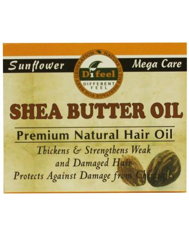 Difeel Premium Natural Shea Butter Hair Oil 2.5oz (3-Pack) - Nourishing Treatment for Hair Growth & Moisture - Buy Online on GoSupps.com