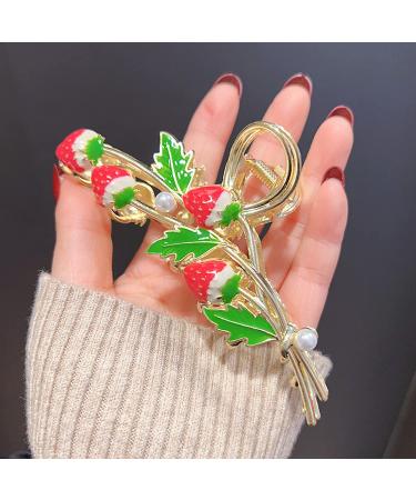 WODICO 6 Pcs Cute Flower Claw Clips for Thin or Thick Hair - Golden Metal Hair Accessories for Women & Girls - Buy Online on GoSupps.com