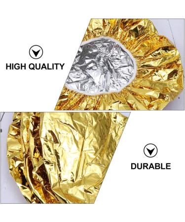 Lot de 20 Bonnets en Aluminium pour Coiffure Bonnets Chauffants pour Soins Capillaires Profonds R utilisables 10 Dor s et 10 Argent s Adapt s pour Coloration et Thermique - Buy Online on GoSupps.com