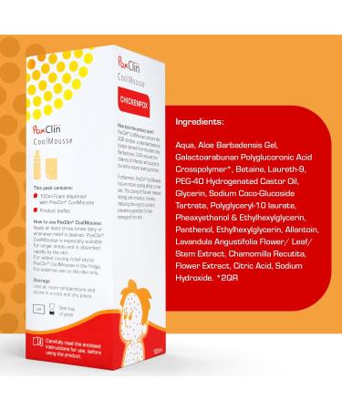 PoxClin CoolMousse 100ml | Natural Chickenpox Treatment for Children - Buy Online on GoSupps.com