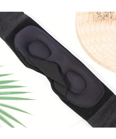 Memory Foam Sleep Eye Cover with Nose Cushion 3D Breathable Cotton Sleep Eye Cover Pads for Light Blocking Elastic Band for Home Travel - Buy Online on GoSupps.com