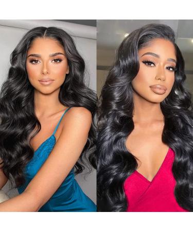 8A Grade Brazilian Body Wave Bundles - 100% Virgin Human Hair Extensions (22 24 26 Inch) - Natural Black - Buy Online on GoSupps.com