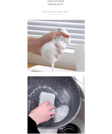 ShuWen Kitchen Cleaning Sponges Cleaning Sponges in Bulk Non Scratch Sponges Dishes PadOdor-Free Scouring Pad Suitable Washing Kitchen Dishes Bathroom Dishwashing Sponge Along - Buy Online on GoSupps.com