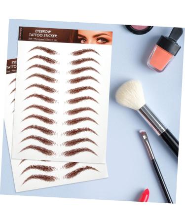 BIUDECO 5 Sheets Eyebrow Stickers Fake Eyebrows Eyebrow Sticker for Eyebrows Waterproof Eyebrow Waterproof - Buy Online on GoSupps.com
