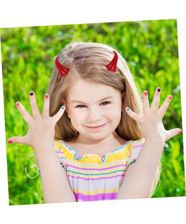 ABOOFAN 6 Pairs Halloween Decorative Red Horn Barrettes Horns Cosplay Demon Hair Clamps Bang Ox Horn Halloween Hair Clip Small Horn Hair Clips Metal Snap Hair Clips Demon Horns Cute Props - Buy Online on GoSupps.com