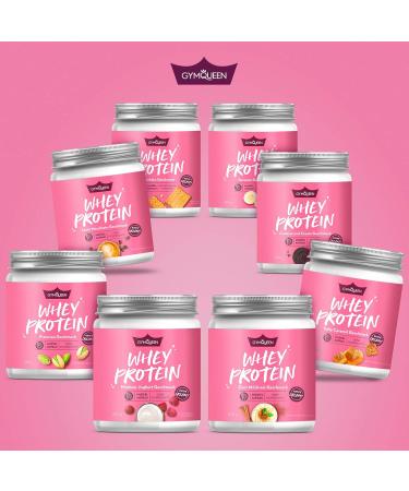 Gymqueen Whey Protein Powder - Pistachio 500g | High-Quality Protein Shake for Muscle Building | Sugar-Free | 73g Protein per Serving - Buy Online on GoSupps.com