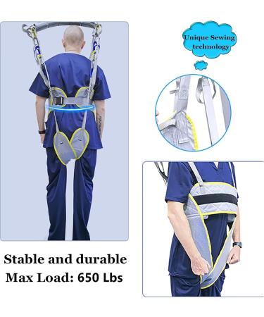 Transfer Nursing Sling Winter Lift Slings Belt Lift Sling Dress Toileting Access Padded Sling with Headrest for Transfer The Paralyzed Disabled - Buy Online on GoSupps.com