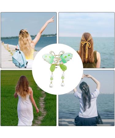 Butterflies Tassel Hair Clip | 3D Butterflies Clips | Hair Fashion Accessories Elegant Tassel Butterflies Hairpins Alloy Barrettes Tassel Butterflies -Shaped Hair Clip for Ladies Girls - Buy Online on GoSupps.com