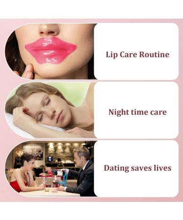 30PCS Moisturizing Lip Mask - Pink Lip Patches for Spa Daily Labial Masks Skincare Hydrating to Reduce Wrinkles Dryness Anti-wrinkle Lightens - Buy Online on GoSupps.com