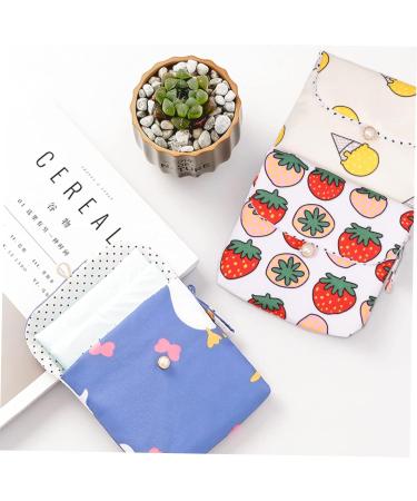 Gleavi 8 Pcs Cotton Storage Bags for Women's Bandages & Menstrual Care | Travel Mini Wallets & Coin Bags - Buy Online on GoSupps.com