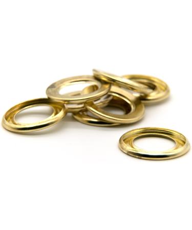 Ram-Pro 1/2 Brass Grommets Eyelets with Washers Kit - Set of 25 | Solid Metal Antique Style Eyelet Repair Replacement Pack - Buy Online on GoSupps.com