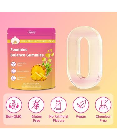 Shytrouy Premium Feminine Balance Gummies for Women Vaginal Probiotics - pH Balance & Immune Defense Support for Feminine Health Hawaiian Pineapple Flavor - 60 Count - Buy Online on GoSupps.com