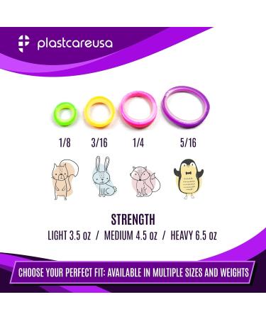 1000 Assorted Orthodontic Elastic Bands for Braces - Heavy 6.5 Oz Multi-Sized & Tension Dental Bands for Teeth Alignment - Latex 10 Bags of 100 - Buy Online on GoSupps.com