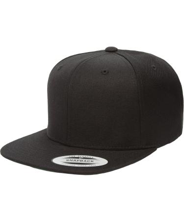 Flexfit Unisex Classic Snapback Cap Black One Size EU