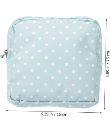 Amosfun 2-in-1 Aunt Towel & Diaper Storage Bag - Mini Money Exchange & Tampon Holder in Light Green - 16x15x2cm - Buy Online on GoSupps.com