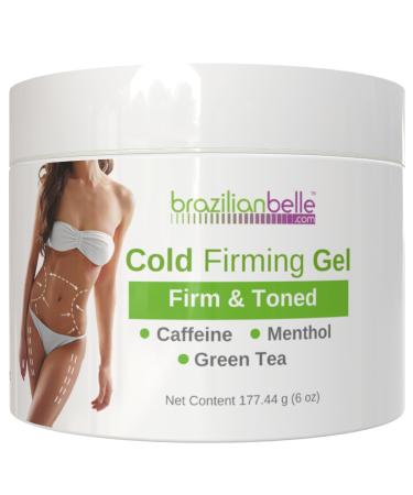 Brazilian Belle Cold Firming Gel - Skin Tightening & Anti Cellulite Gel with Caffeine - Advanced Skin Firming & Body Firming Cream for Loose & Sagging Skin