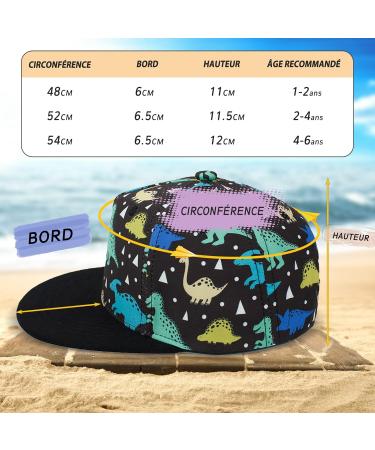 Seyufn Children's Baseball Cap - Cute Giraffe Pattern for Boys & Girls (Ages 1-2) | Flat Clamp Sport Hat - Buy Online on GoSupps.com