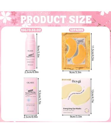 HANGGON Eye pillow 12 pairs 15g retinol eye cream eye pillow with hyaluronic acid eye pillow eye cream can fight against dark circles wrinkles swelling eye bags antiaging eye mask eye care eye - Buy Online on GoSupps.com