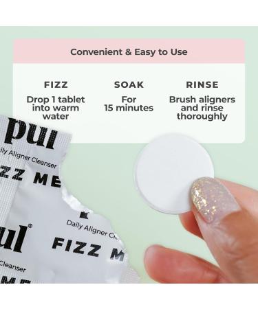 PUL Dental Care Bundle: Pack of 96 Cleaner Tablets + Pack of 200 Floss Picks Cleaning Tablets for Invisalign Invisalign & All Clear Aligners & Retainers Mint Teeth Flossers for Deep Cleaning - Buy Online on GoSupps.com