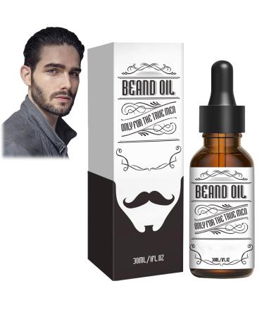 30ML Huile Barbe pour Hommes Huile De Croissance De Barbe pour le Traitement des Poils du Visage Masculin pais Favorise la Croissance Hydrate Nourrissant Forte Croissance Barbe Huile serums