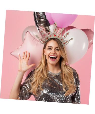 Beavorty Crown Headband Bridal Rhinestone Crown Girl Crown Rhinestone Wedding Crown Rhinestone Crown for Women Crown Hairband Bridal Hair Accessories Vintage Tiaras Crowns Crown for Girl 24.00X23.80X1.00CM Golden - Buy Online on GoSupps.com