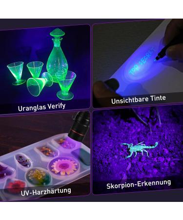 Eletorot UV Flashlight LED Hand Lamp - Detect Counterfeit Money & Stains | Buy Internationally - Buy Online on GoSupps.com