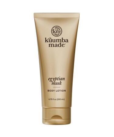 Kuumba Made Egyptian Musk Body Lotion Hydrating Daily Moisturizer with Shea Butter & Botanical Oils Vegan 6.75 Oz