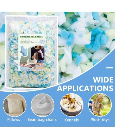 250g Premium Memory Foam Refill for Bean Bag Chair, Pillow, Dog Beds, Crafts & More - Buy Online on GoSupps.com