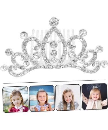 FRCOLOR Tiara Crown for Children Girls with Combs Children's Tiara Mini Comb Combs for Children Hair Comb with Rhinestone Girls Combs for Prom Children's Tiara Girls Combs Small Crown Mittel  - Buy Online on GoSupps.com