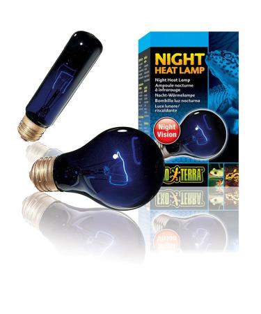 Exo Terra Night Heat Lamp moonlight lamp for reptiles and amphibians 50W socket E27 50 Watt