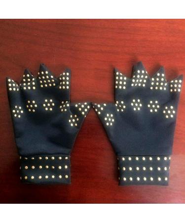 Arthritis Magnetic Therapy Gloves - Pain Relief Half Finger Compression Gloves for Men & Women - International Shipping - Buy Online on GoSupps.com