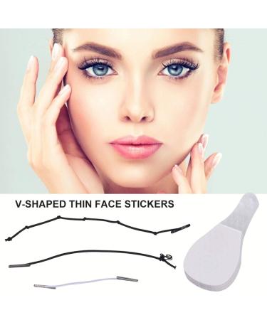 Courti 40pcs Face Lift Tape - Invisible V-Shape Face Stickers & Makeup Tools for a Slimmer Look | International Shipping - Buy Online on GoSupps.com